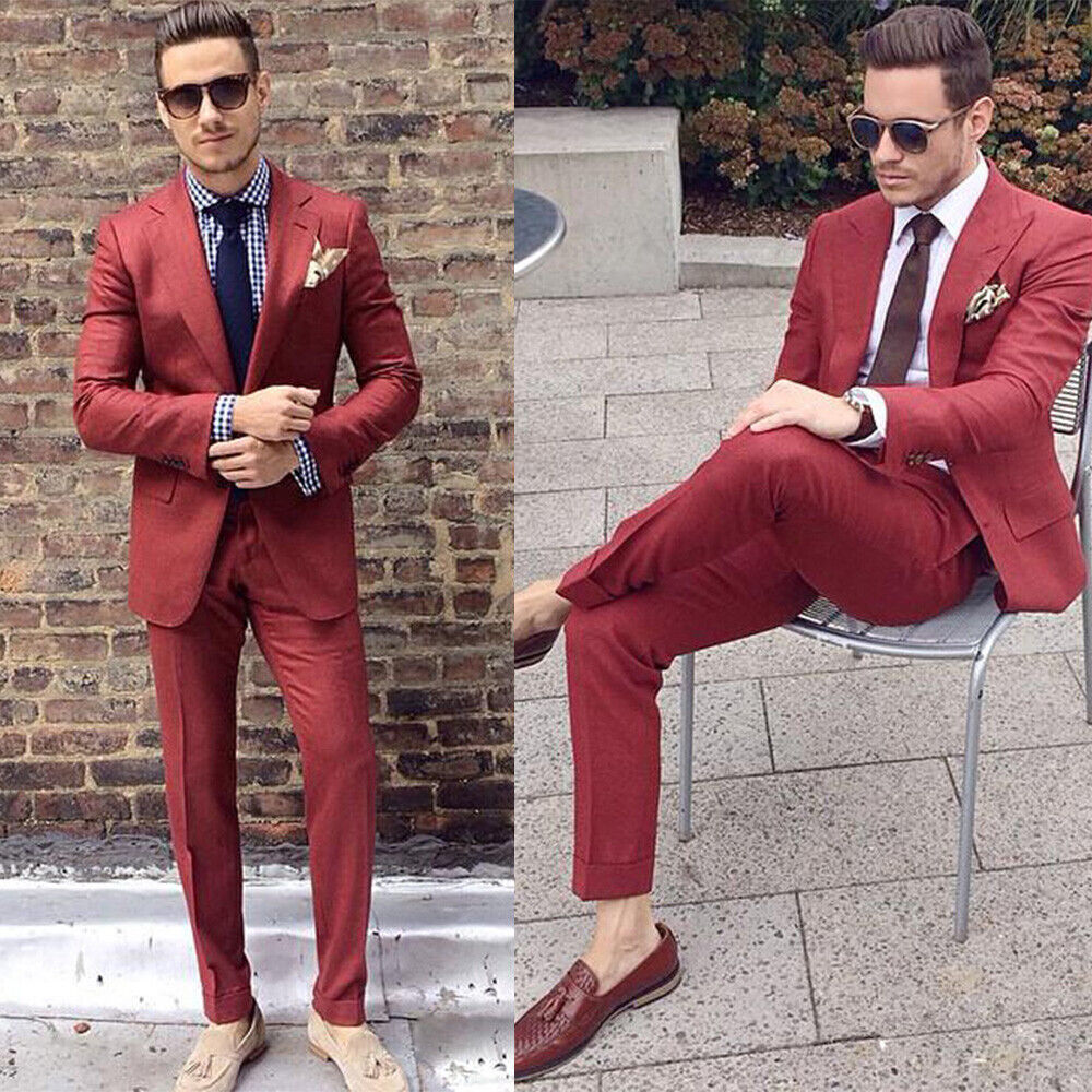 Unveiling the Timeless Elegance of Men’s Red Suits by MEN’S USA