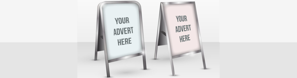 6 Advantages Of Printed A-Frame Signs For Business Promotion