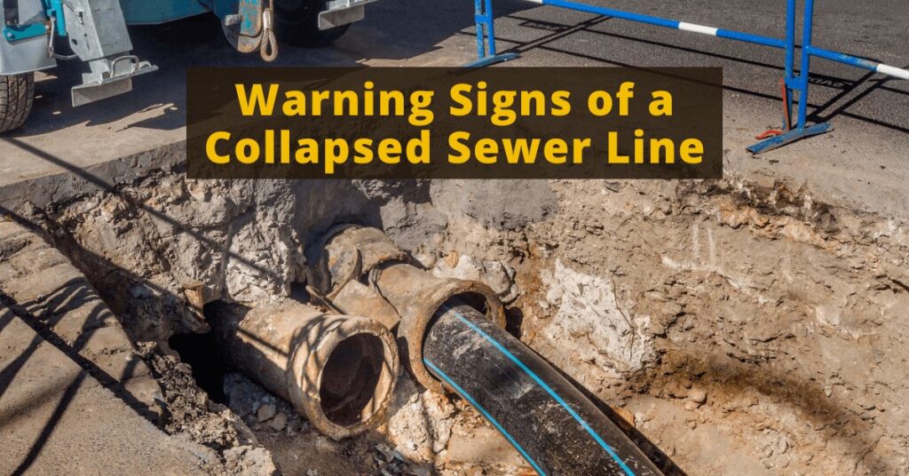 How to know if there is a collapsed sewer or pipe under your house