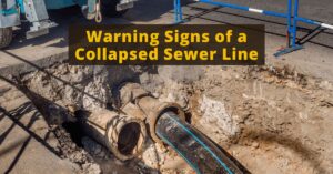 collapsed sewer or pipe