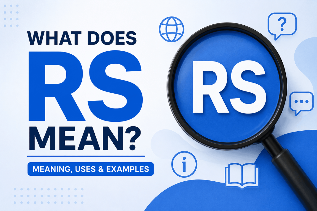 what does rs mean
