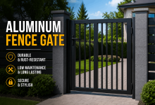 aluminum fence gate