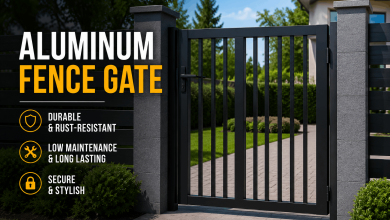 aluminum fence gate