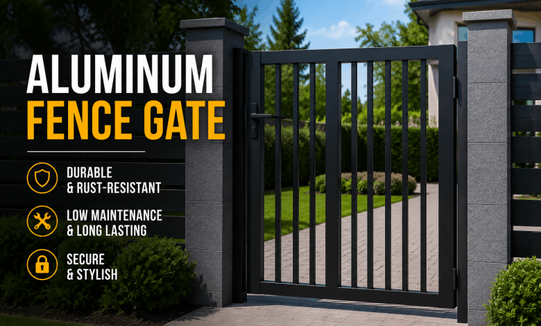 aluminum fence gate