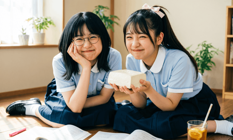 asian step sisters take study break - uwu tofu