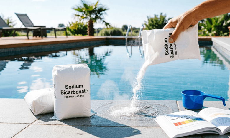 baking soda for a pool