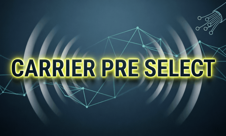 carrier pre select