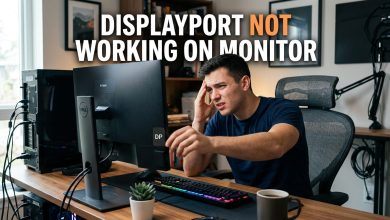 display port not working on monitor