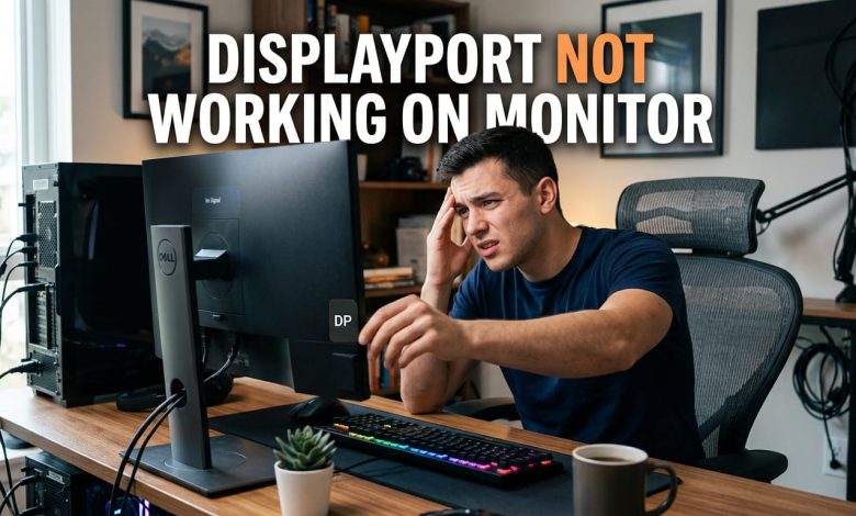 display port not working on monitor