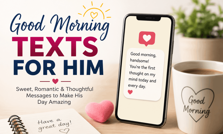 good morning texts for him