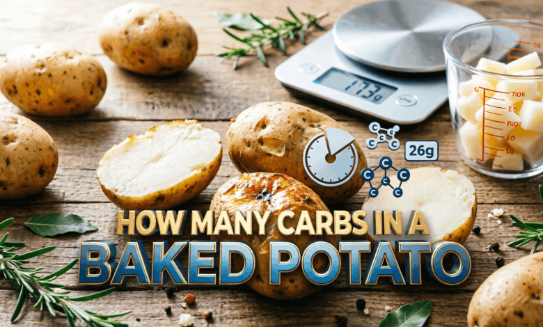 how many carbs in a baked potato