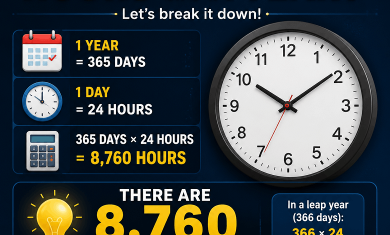 how many hours in a year