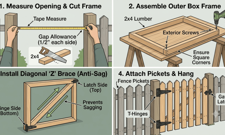 how to build a gate