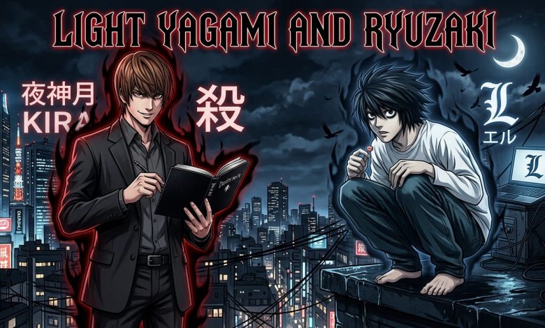 light yagami and ryuzaki