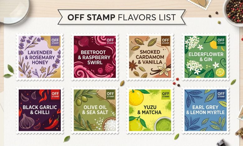 off stamp flavors list