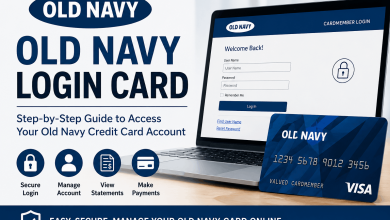 old navy login card