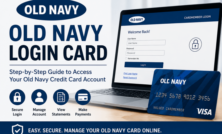 old navy login card