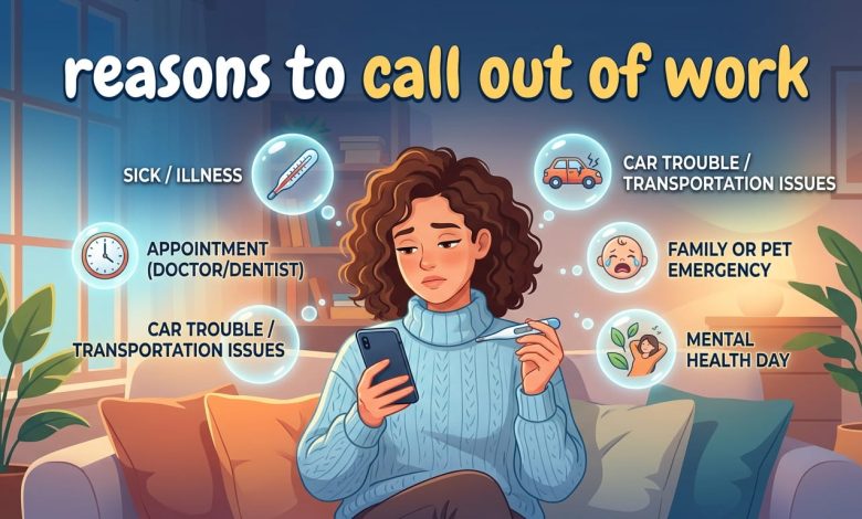 reasons to call out of work