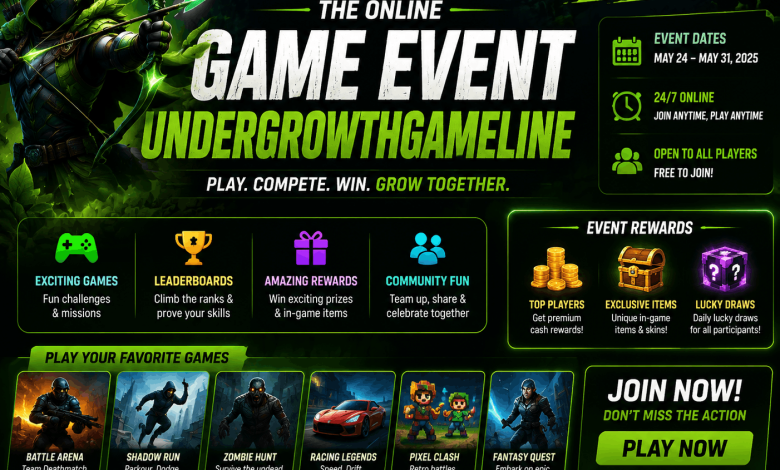 the online game event undergrowthgameline