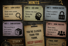 trace escape room hints