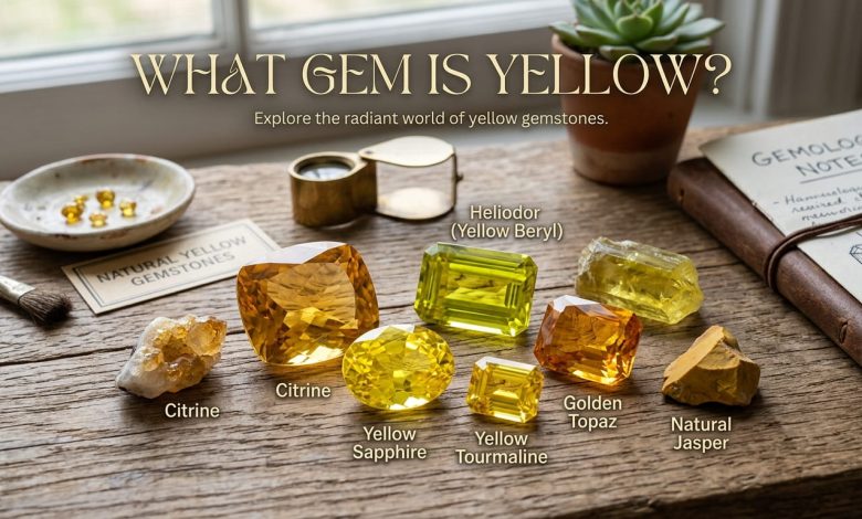 what gem is yellow